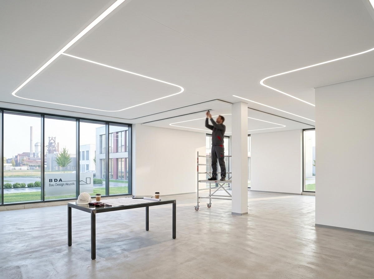 Professioneller Akustikbau mit modernen Deckensystemen